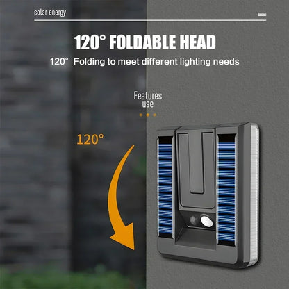 Outdoor Solar Wall Lamp with Motion Sensor