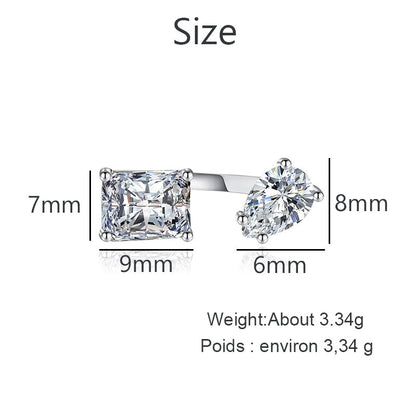 Fesara | Teardrop Zircon Elegant Adjustable Ring