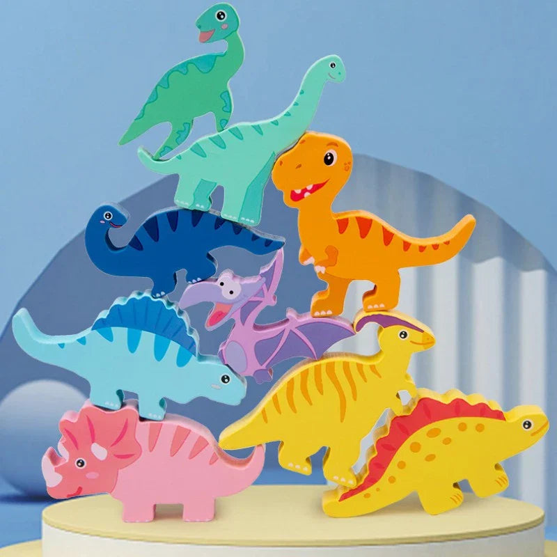 Educational Kids Dino Stacking Toy
