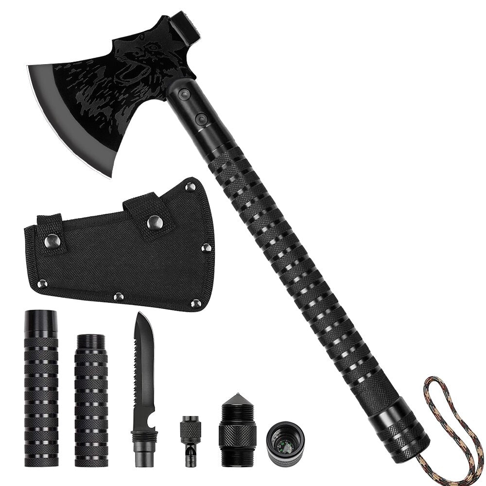 Portable Heavy Duty Folding Camp Axe - Fesara