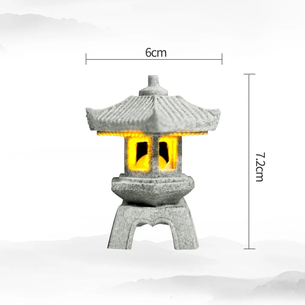 Natural Stone Mini Pagoda Garden Ornament