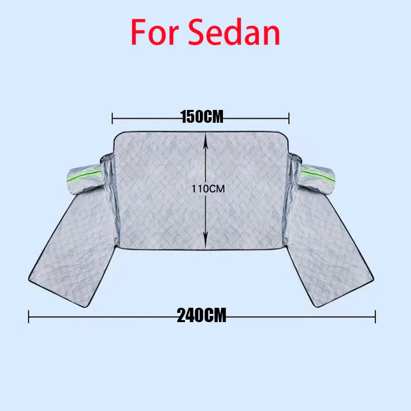 Winter Car Windshield Snow Cover with Quick Fit Design - Fesara