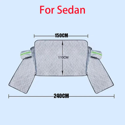Winter Car Windshield Snow Cover with Quick Fit Design - Fesara