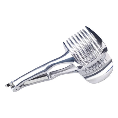 Easy Grip Kitchen Fruit Veggie Cutter Holder - Fesara