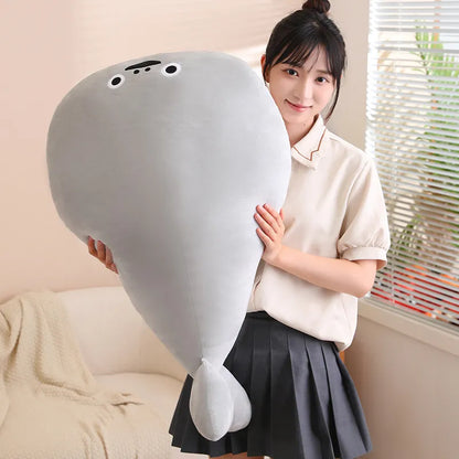 Cuddly Large Whale Stuffed Animal