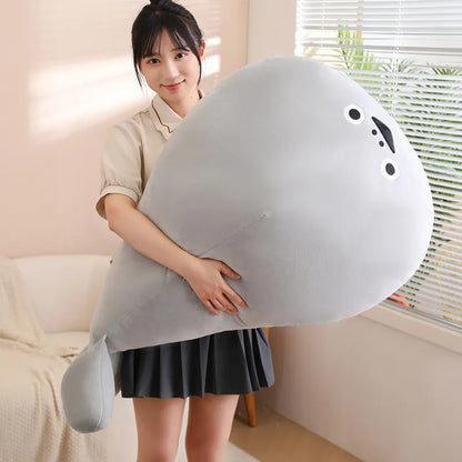 Cuddly Large Whale Stuffed Animal
