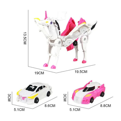 Colorful Unicorn Convertible Toy Cars