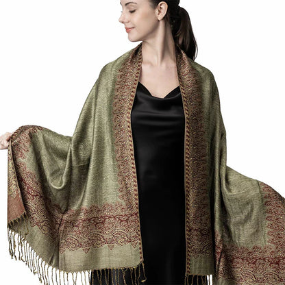 Soft Women's Cashmere Scarf Luxury Warm Print