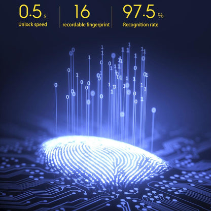 Hidden Digital Fingerprint Cabinet Lock