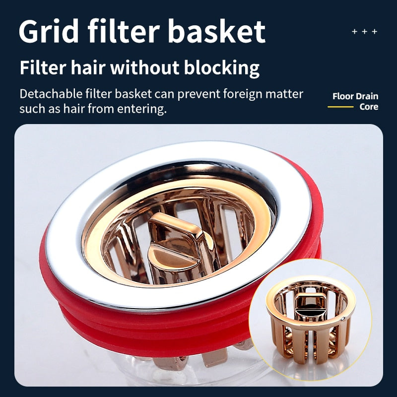 Effective Bathroom Drain Odor Stopper Filter Plug