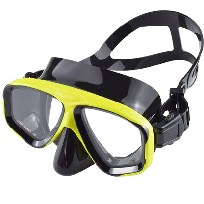Premium Dive Mask Snorkel Set with Wide View Lens