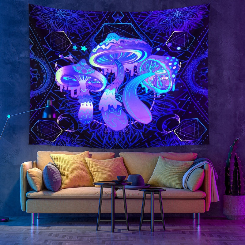 Vibrant Glow Wall Hanging Tapestry