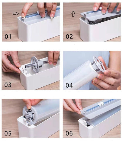 Easy Install Kitchen Wrap Holder