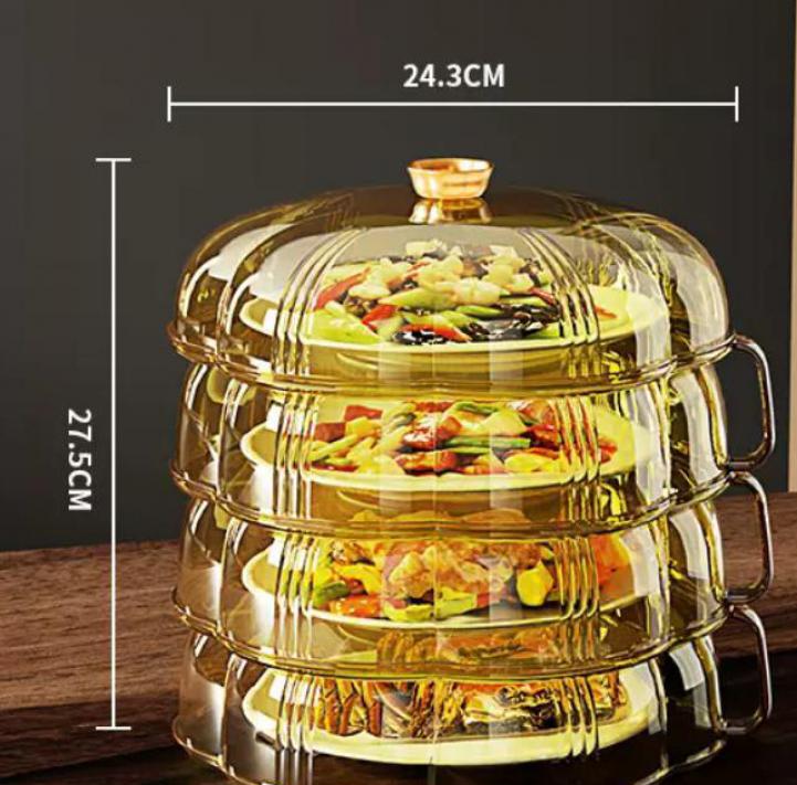 Collapsible Microwave Food Splash Guard