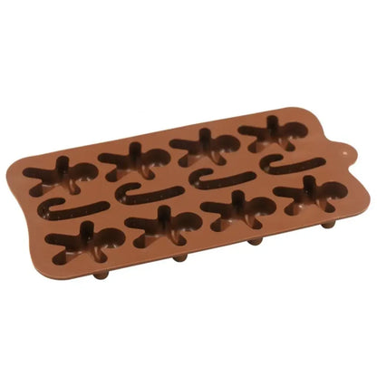 Flexible Silicone Christmas Cookie Mold