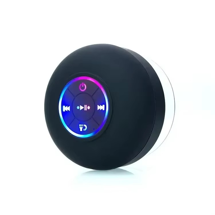 Waterproof Bluetooth Speaker with Colorful LED Lights