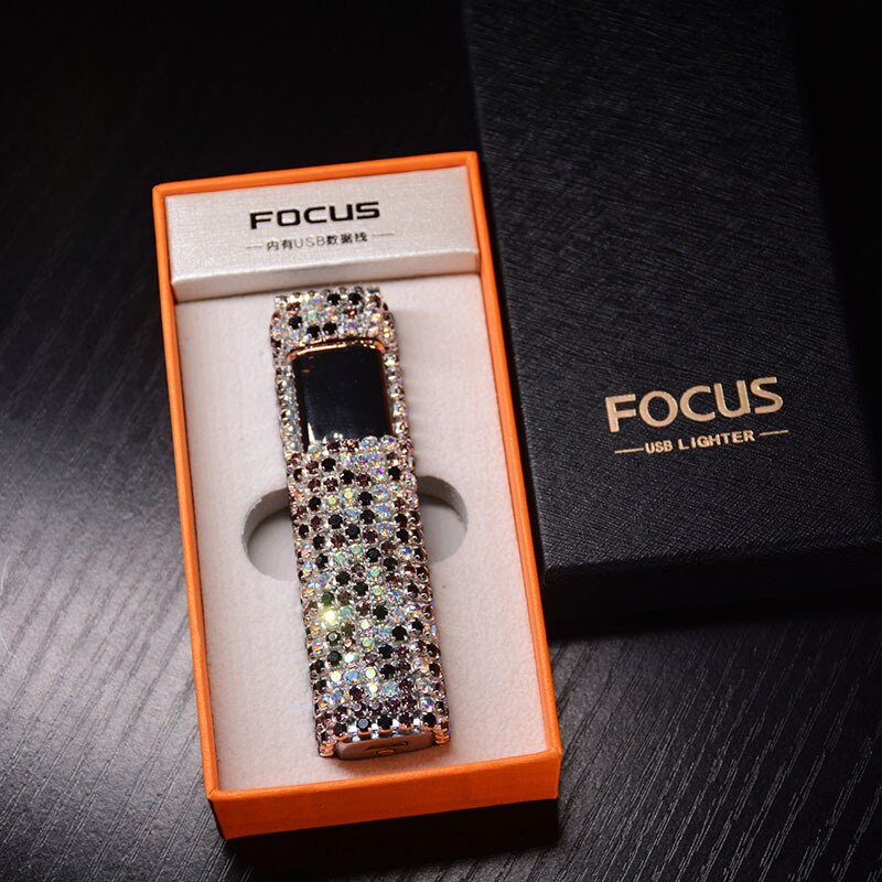 Fesara | Glitter Diamond Rechargeable Pocket Lighter