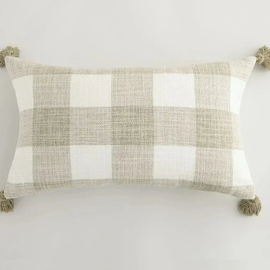Stylish Home Decor Cushion Cover with Chic Tassels