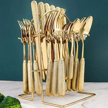 Premium Stainless Steel Dining Cutlery Set - Fesara