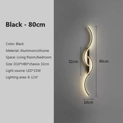 Slim LED Stripe Wall Light