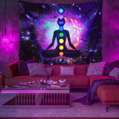 Vibrant Glow Wall Hanging Tapestry