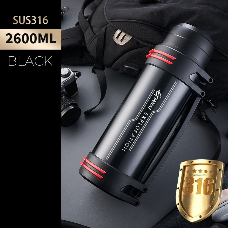 Large Insulated Stainless Steel Water Bottle