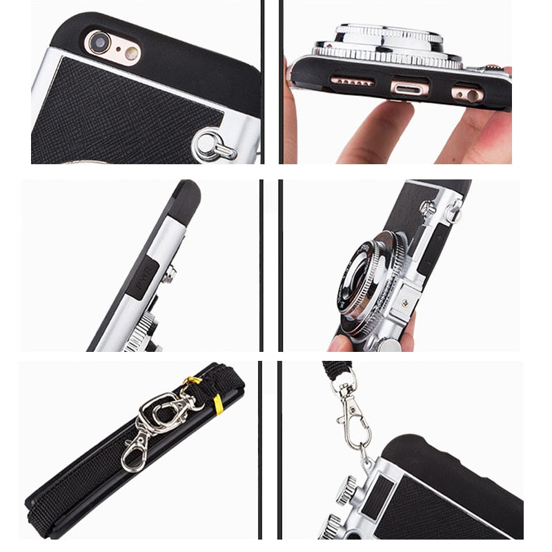 Vintage Style 3D Camera Phone Cover
