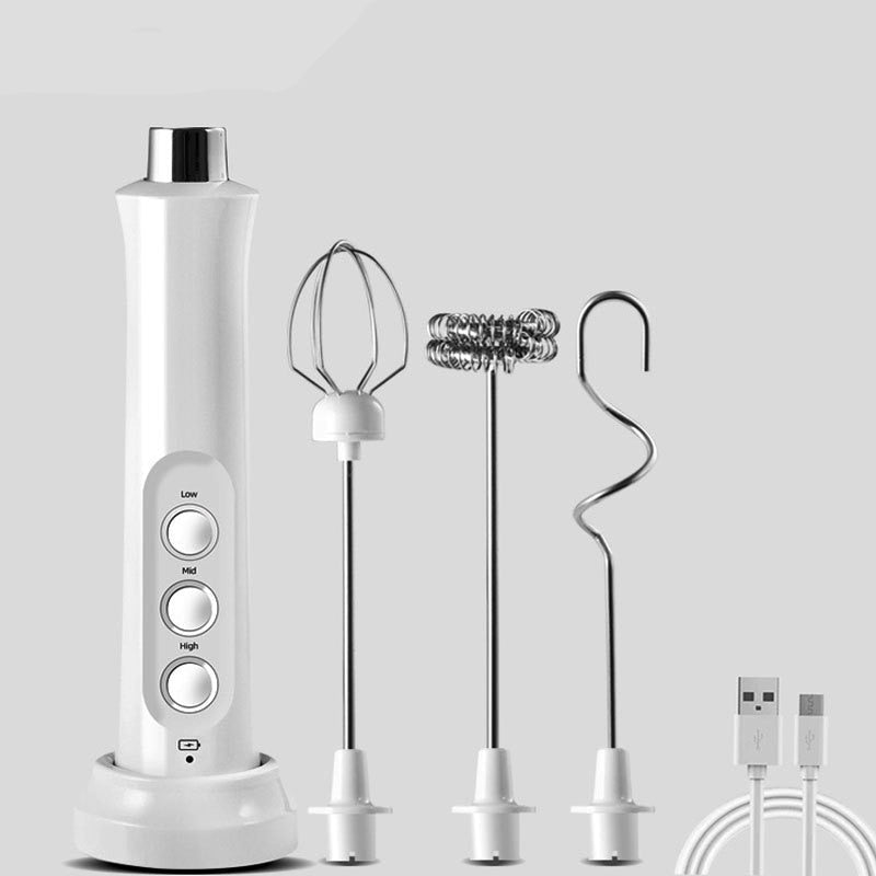 Compact 3 in 1 Electric Milk Frother Machine