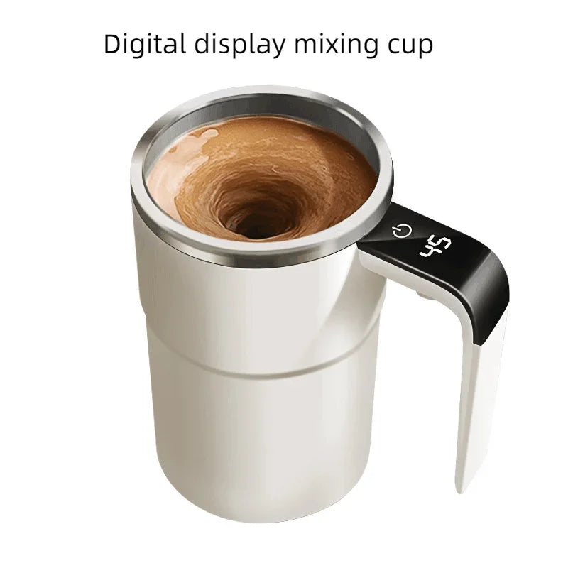 Smart Electronic Heat Mug with Auto Stirrer