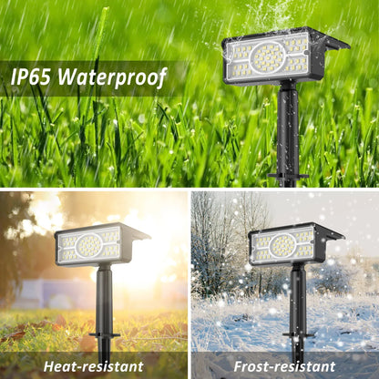 Bright Solar Powered Spotlight with 49 LEDs