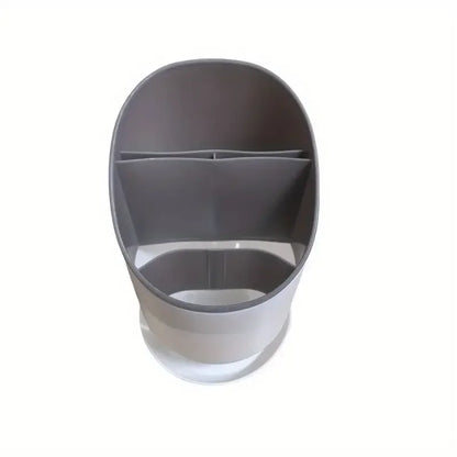 Practical Kitchen Cutlery Tray with Drainage System