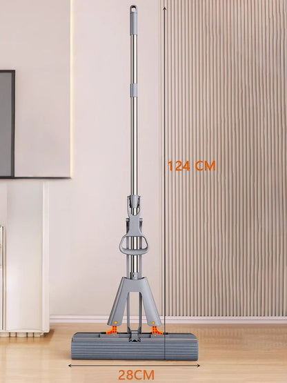 Compact Folding Mop for Tiles Wood and Glass Floors