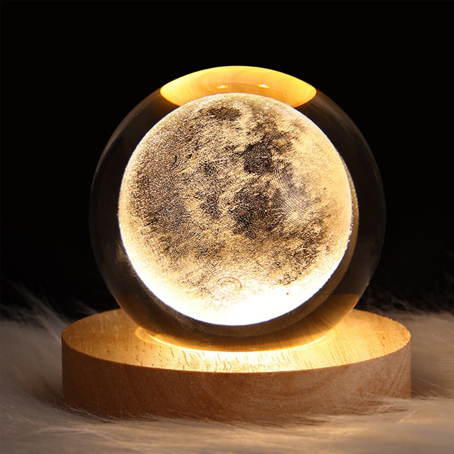 Sparkling Glass Orb Decorative Lamp