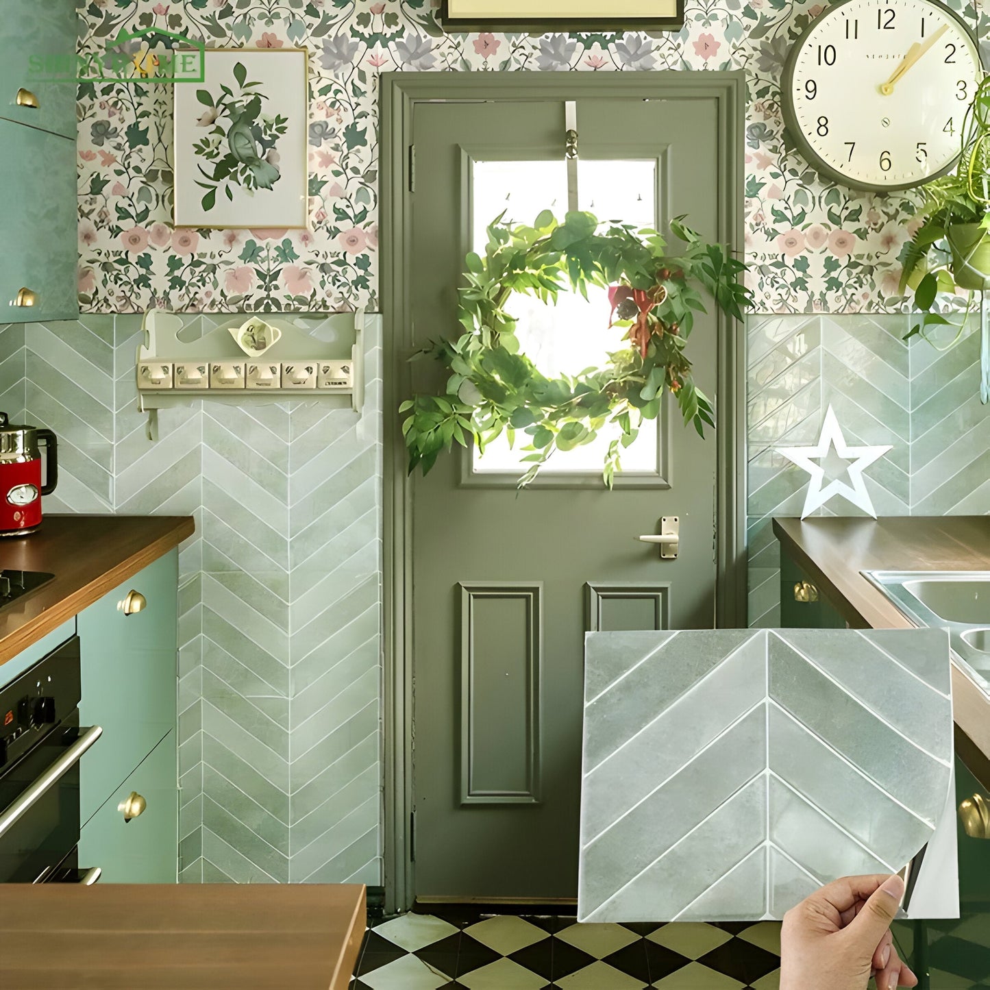Easy Stick 3D Wall Panels Self-Adhesive Waterproof Tiles