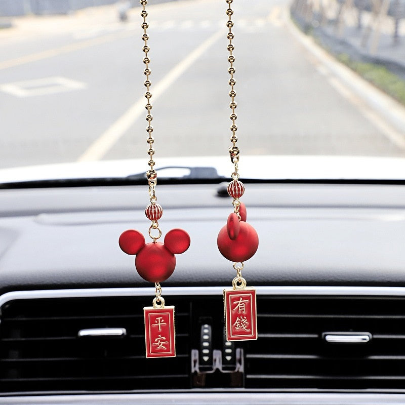 Fun Deer Car Mirror Accessory