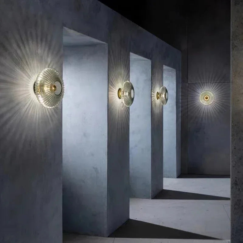 Stylish Glass Wall Light for Modern Home Decor