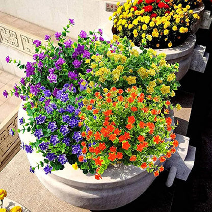 Outdoor Artificial Flower Hanging Basket
