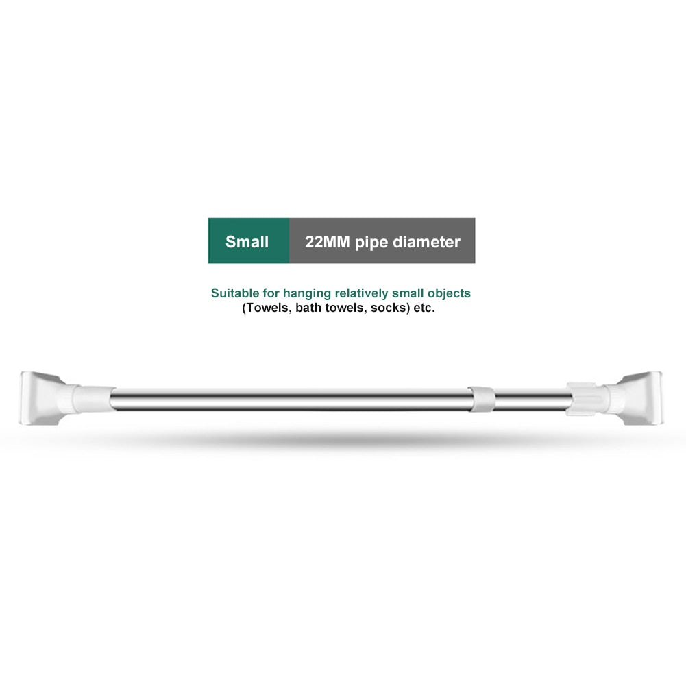 Compact Adjustable Extendable Closet Rod