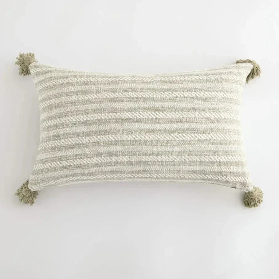 Stylish Home Decor Cushion Cover with Chic Tassels