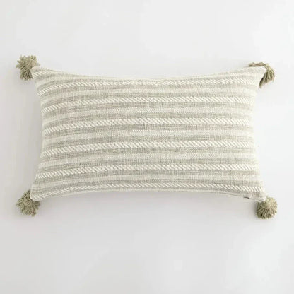 Stylish Home Decor Cushion Cover with Chic Tassels