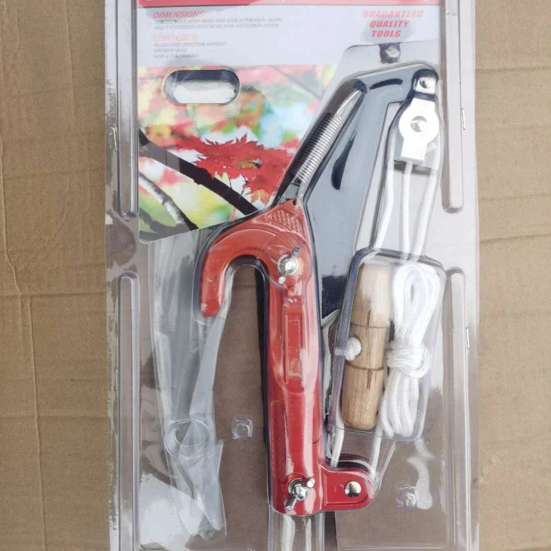 Long Reach Tree Pruner with Sharp Steel Blade