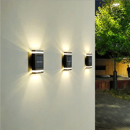 Outdoor Solar Powered Garden Wall Light
