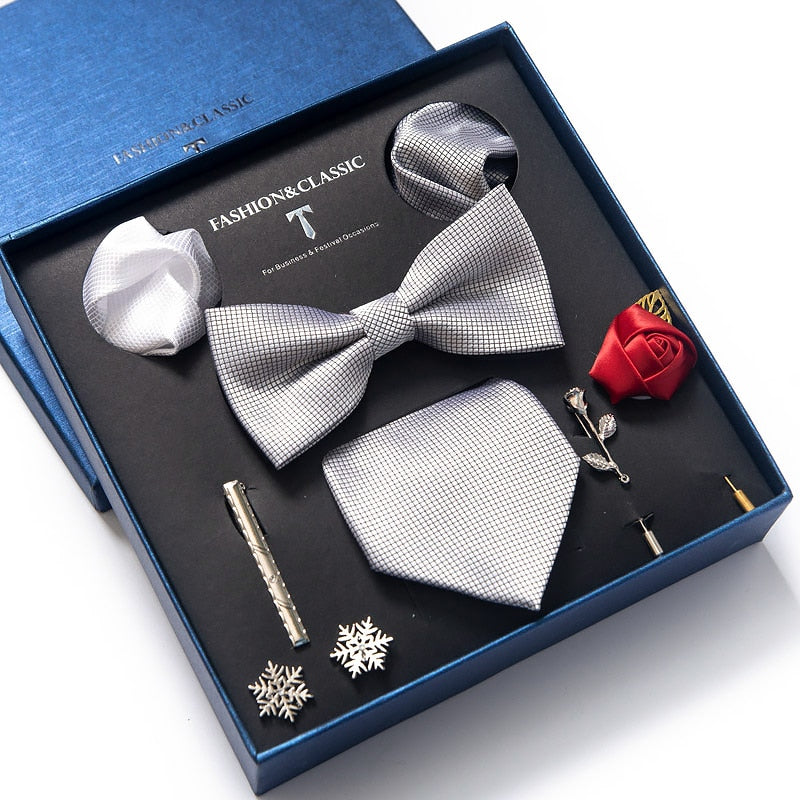 Elegant Men's Tie Accessory Gift Set