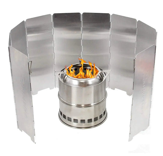 Portable Windshield for Camp Stove - Fesara