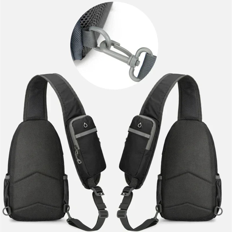 Waterproof Safety Backpack - Lightweight Crossbody Travel Bag
