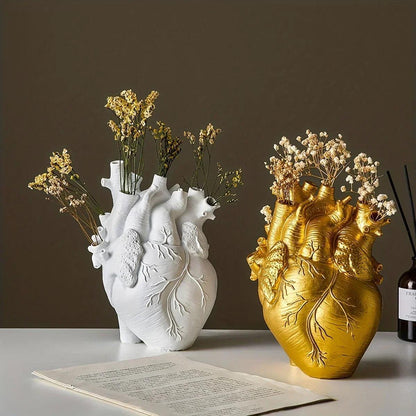 Romantic Heart Shaped Ceramic Vase