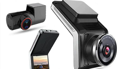 HD Dual Dash Camera Front Rear Night Vision Parking Mode