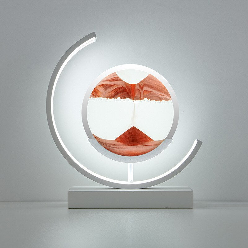 Soothing Desert Sand Table Lamp for Stress Relief