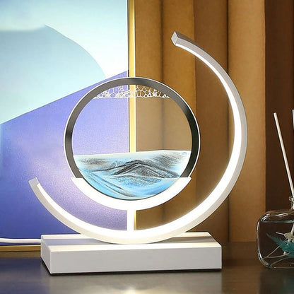 Soothing Desert Sand Table Lamp for Stress Relief