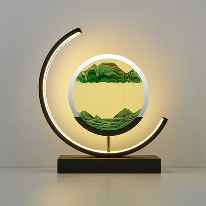 Soothing Desert Sand Table Lamp for Stress Relief